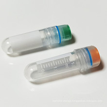 High Quality 1.8ml Round bottom Cryogenic Tube With Scale And Writing Area Printing